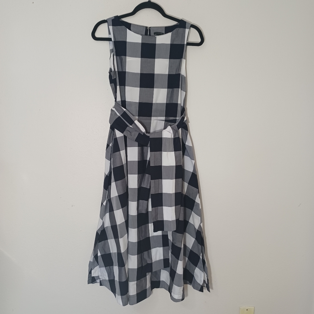 Ann Taylor  Gingham Midi Dress - Picture 5 of 9